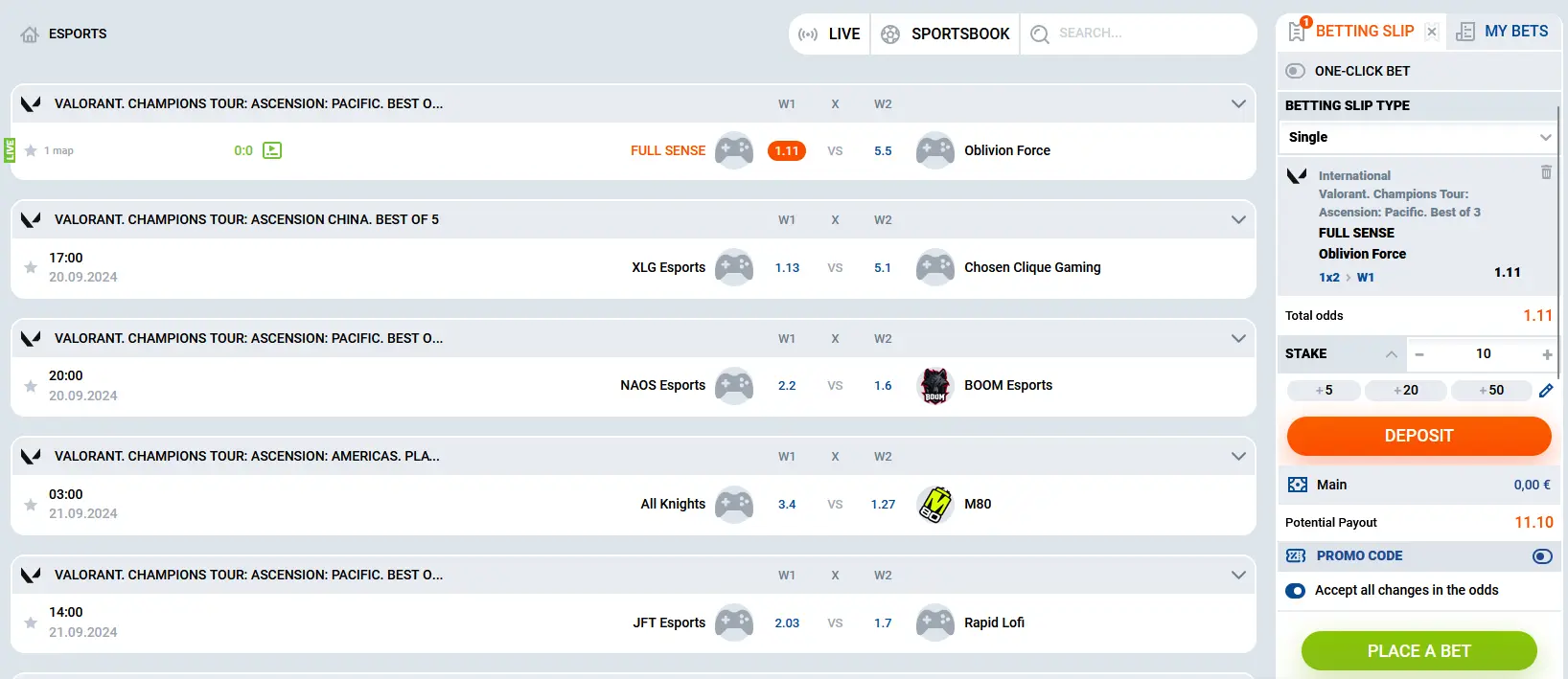 Betting on Valorant Betting on Valorant