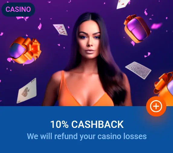 Cashback 10% at Mostbet Casino