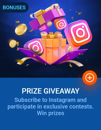 Instagram prize drawings at Mostbet