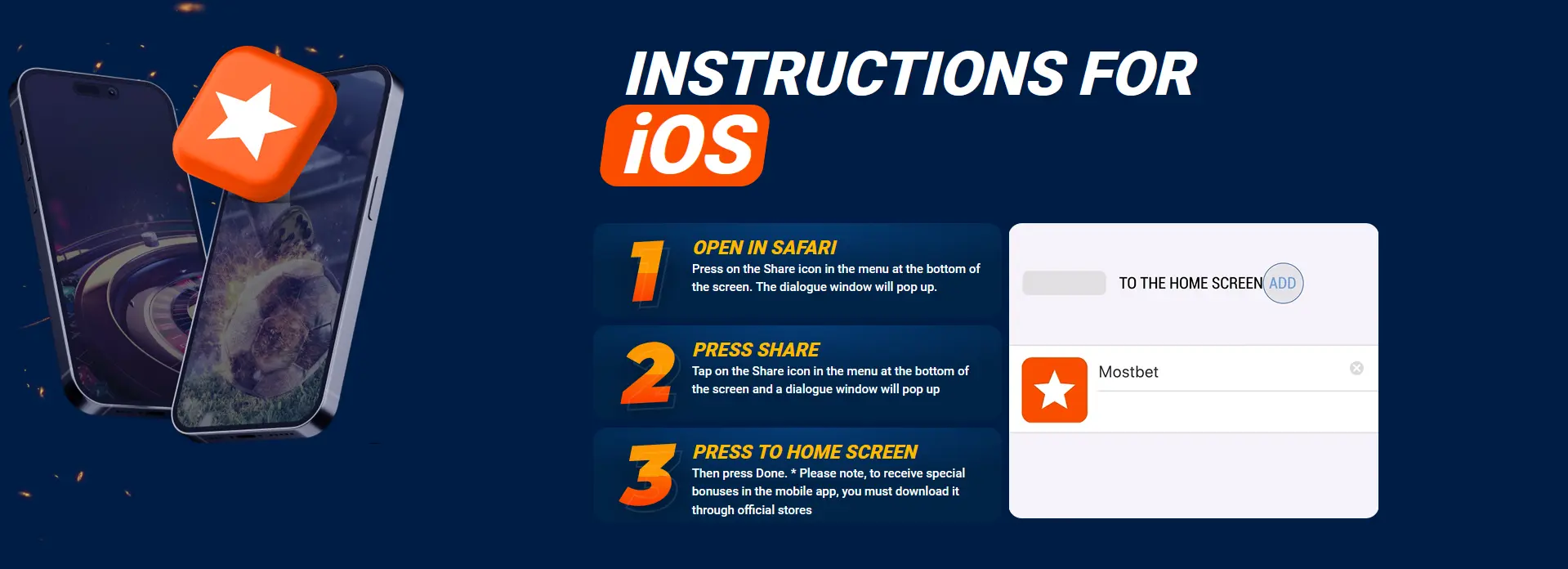 Mostbet mobile app functionality for iOS
